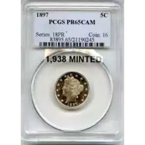 Nickel Five Cent Pieces-Liberty Head 1883-1913 (3)