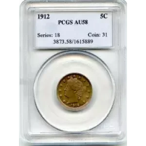 Nickel Five Cent Pieces-Liberty Head 1883-1913 (3)