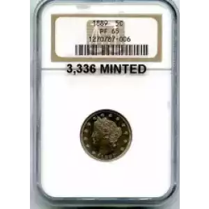 Nickel Five Cent Pieces-Liberty Head 1883-1913 (3)