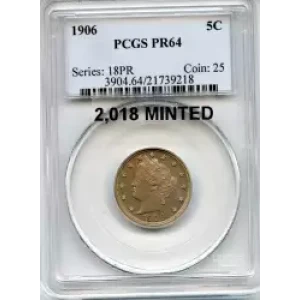 Nickel Five Cent Pieces-Liberty Head 1883-1913 (3)