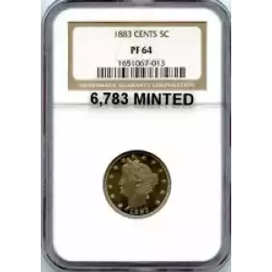 Nickel Five Cent Pieces-Liberty Head 1883-1913 (3)