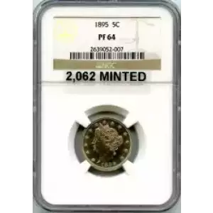 Nickel Five Cent Pieces-Liberty Head 1883-1913 (3)