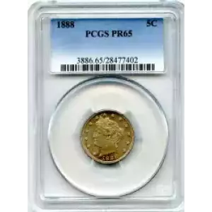 Nickel Five Cent Pieces-Liberty Head 1883-1913 (3)