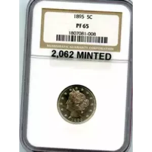Nickel Five Cent Pieces-Liberty Head 1883-1913 (3)