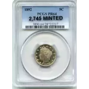 Nickel Five Cent Pieces-Liberty Head 1883-1913 (3)