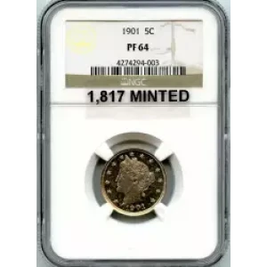 Nickel Five Cent Pieces-Liberty Head 1883-1913 (3)