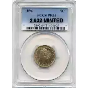 Nickel Five Cent Pieces-Liberty Head 1883-1913 (3)