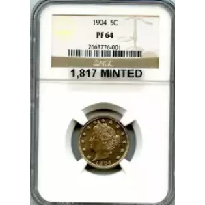 Nickel Five Cent Pieces-Liberty Head 1883-1913 (3)