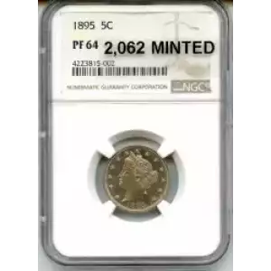 Nickel Five Cent Pieces-Liberty Head 1883-1913 (3)