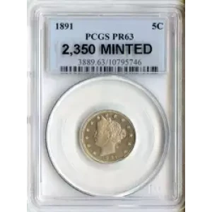 Nickel Five Cent Pieces-Liberty Head 1883-1913 (3)