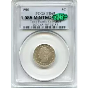 Nickel Five Cent Pieces-Liberty Head 1883-1913 (3)