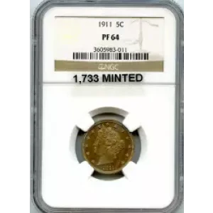 Nickel Five Cent Pieces-Liberty Head 1883-1913 (3)