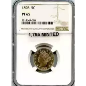 Nickel Five Cent Pieces-Liberty Head 1883-1913 (3)