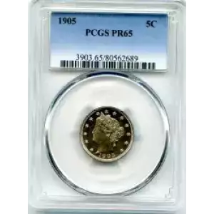 Nickel Five Cent Pieces-Liberty Head 1883-1913 (3)