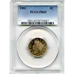 Nickel Five Cent Pieces-Liberty Head 1883-1913 (3)