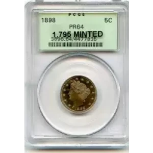 Nickel Five Cent Pieces-Liberty Head 1883-1913 (3)