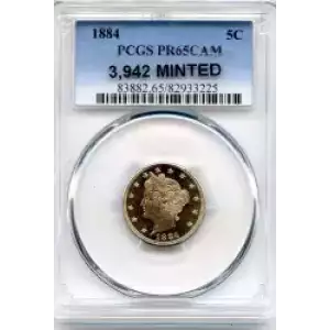 Nickel Five Cent Pieces-Liberty Head 1883-1913 (3)