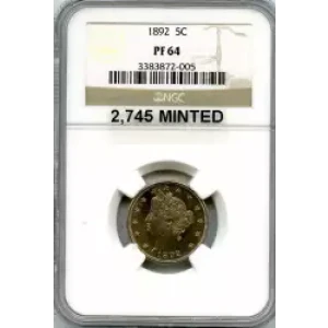 Nickel Five Cent Pieces-Liberty Head 1883-1913 (3)