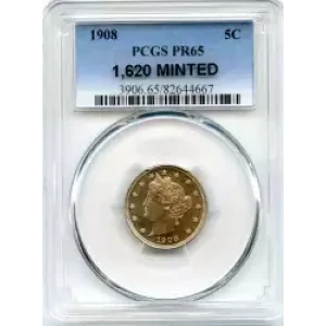 Nickel Five Cent Pieces-Liberty Head 1883-1913 (3)