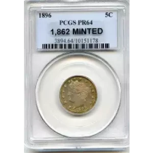 Nickel Five Cent Pieces-Liberty Head 1883-1913 (3)