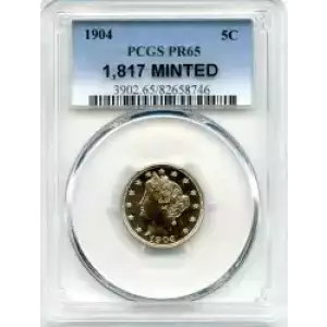 Nickel Five Cent Pieces-Liberty Head 1883-1913 (3)