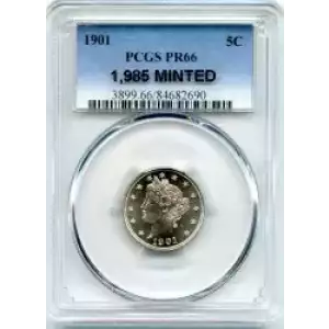 Nickel Five Cent Pieces-Liberty Head 1883-1913 (3)