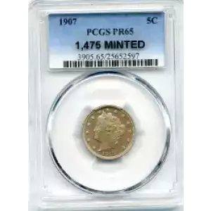 Nickel Five Cent Pieces-Liberty Head 1883-1913 (3)