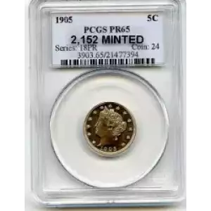 Nickel Five Cent Pieces-Liberty Head 1883-1913 (3)