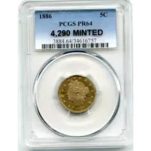 Nickel Five Cent Pieces-Liberty Head 1883-1913 (3)