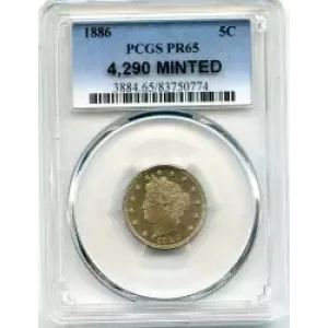 Nickel Five Cent Pieces-Liberty Head 1883-1913 (3)