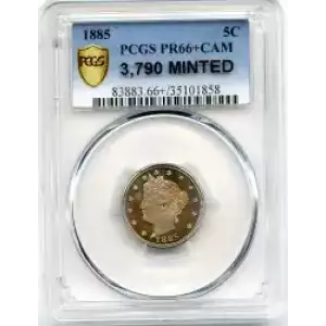 Nickel Five Cent Pieces-Liberty Head 1883-1913 (3)