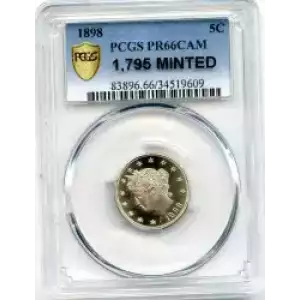 Nickel Five Cent Pieces-Liberty Head 1883-1913 (3)