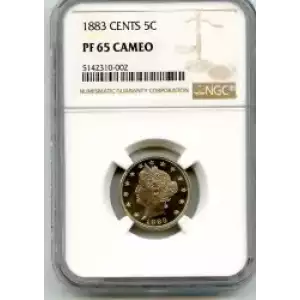 Nickel Five Cent Pieces-Liberty Head 1883-1913 (3)