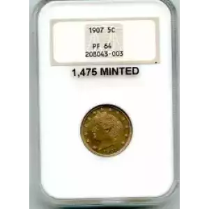 Nickel Five Cent Pieces-Liberty Head 1883-1913 (3)