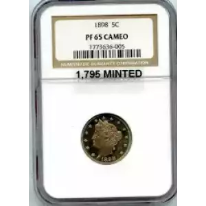 Nickel Five Cent Pieces-Liberty Head 1883-1913 (3)