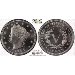 Nickel Five Cent Pieces-Liberty Head 1883-1913 (3)