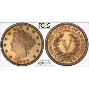 Nickel Five Cent Pieces-Liberty Head 1883-1913 (3)