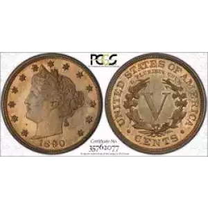 Nickel Five Cent Pieces-Liberty Head 1883-1913 (3)