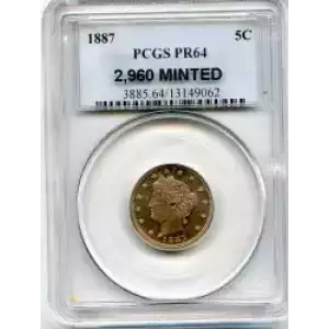 Nickel Five Cent Pieces-Liberty Head 1883-1913 (3)