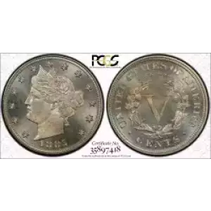 Nickel Five Cent Pieces-Liberty Head 1883-1913 (3)