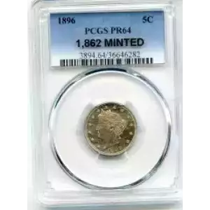 Nickel Five Cent Pieces-Liberty Head 1883-1913 (3)