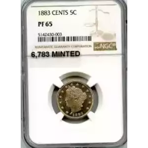 Nickel Five Cent Pieces-Liberty Head 1883-1913 (3)