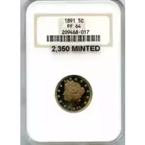 Nickel Five Cent Pieces-Liberty Head 1883-1913 (3)