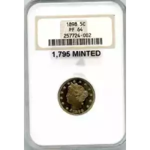 Nickel Five Cent Pieces-Liberty Head 1883-1913 (3)