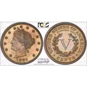 Nickel Five Cent Pieces-Liberty Head 1883-1913 (3)