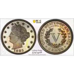 Nickel Five Cent Pieces-Liberty Head 1883-1913 (3)