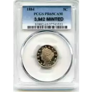 Nickel Five Cent Pieces-Liberty Head 1883-1913 (3)