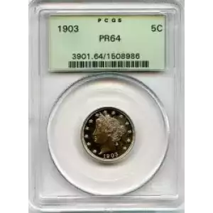 Nickel Five Cent Pieces-Liberty Head 1883-1913 (3)