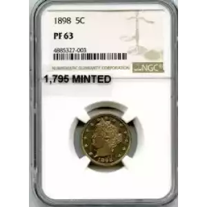 Nickel Five Cent Pieces-Liberty Head 1883-1913 (3)