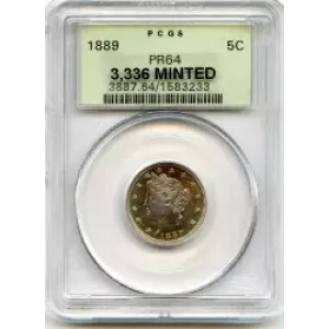 Nickel Five Cent Pieces-Liberty Head 1883-1913 (3)